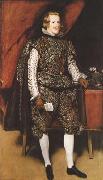 Diego Velazquez Portrait of Philip IV of Spain in Brown and Silver (mk08) Spain oil painting artist